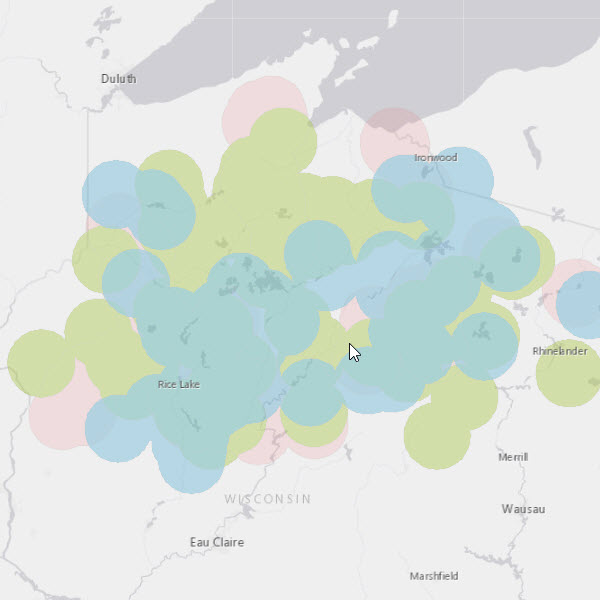 Map of plant habitat Map of plant habitat